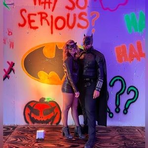 Cosplay Batman costume